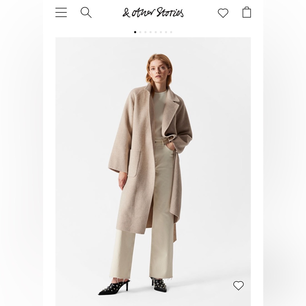 & Other Stories Wool&Alpaca Coat